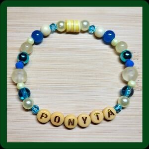 Shiny Ponyta- Pokemon Friendship Bracelet, Size 7"